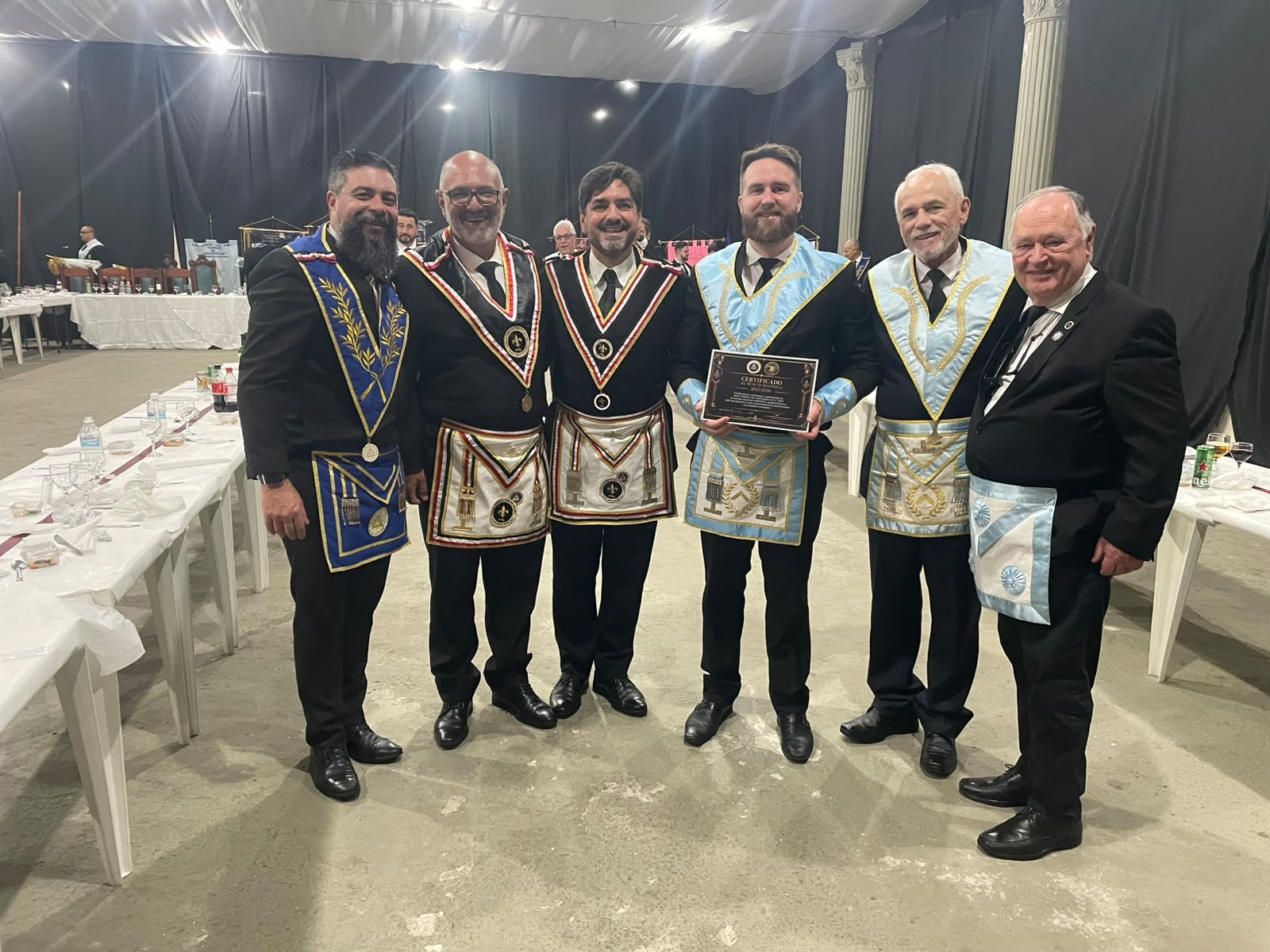 ARLS Ferraz de Vasconcelos participa da 11ª Edição do Jantar Ritualístico da 28ª Região do GOSP